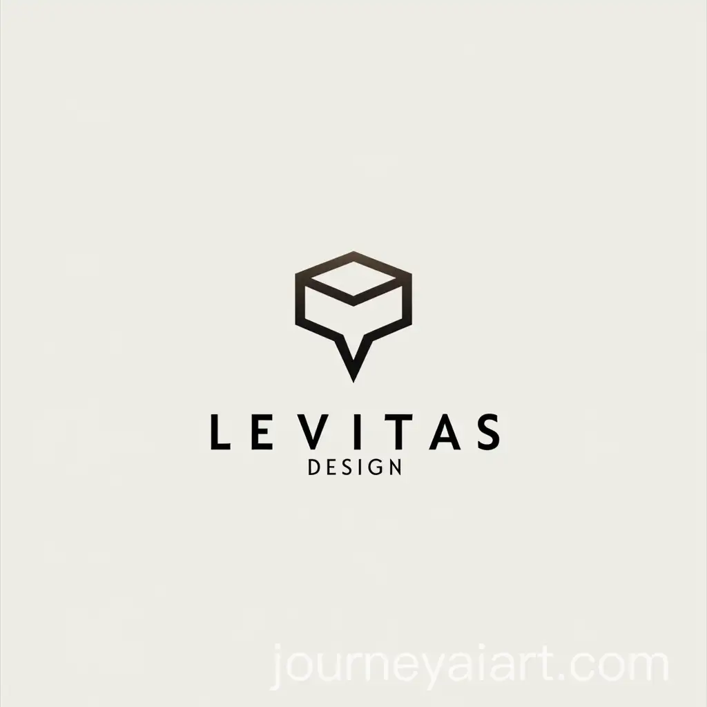 Levitas-Design-Logo-Concept-with-Floating-Element-and-Luxurious-Color-Palette