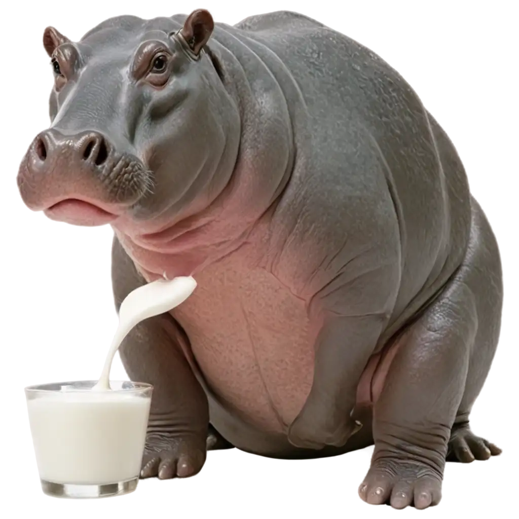 HighQuality-PNG-Image-of-a-Hippopotamus-Eating-Yogurt