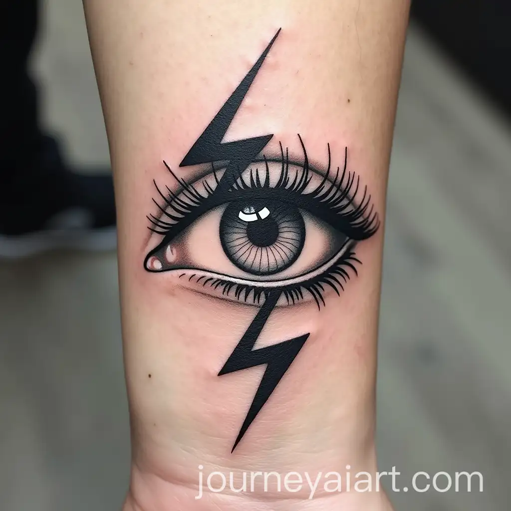 Stylized-Eye-Tattoo-Design-with-Lightning-Bolt-and-Geometric-Patterns
