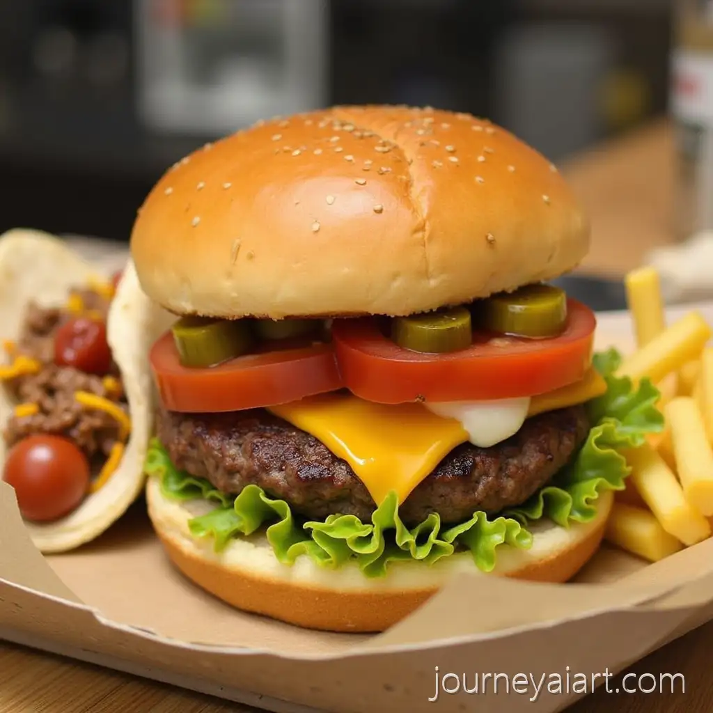 Delicious-Street-Food-AssStreet-food-menuortment-Cheeseburgers-Tacos-and-Hot-Dogs