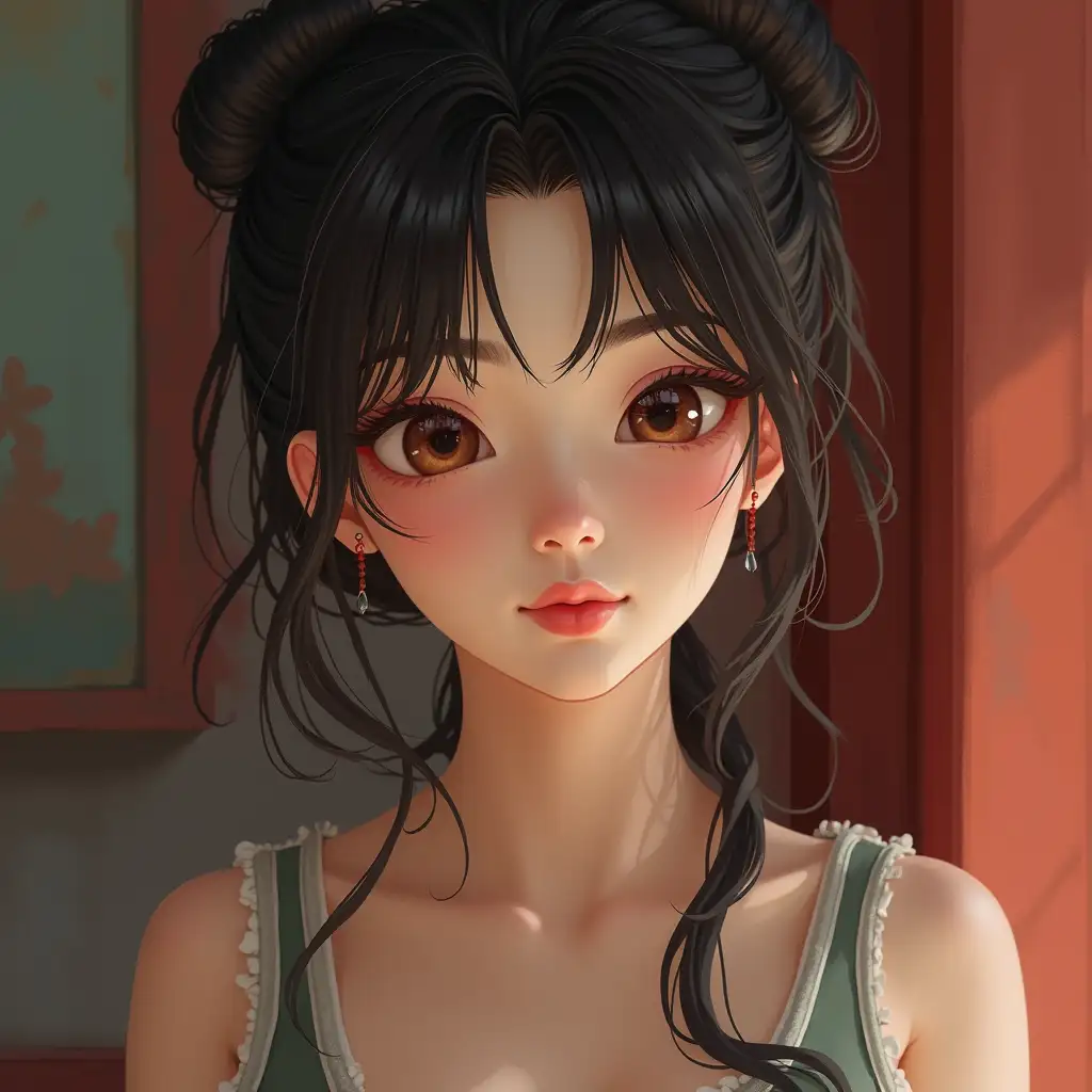 A Chinese girl, super real, super accurate