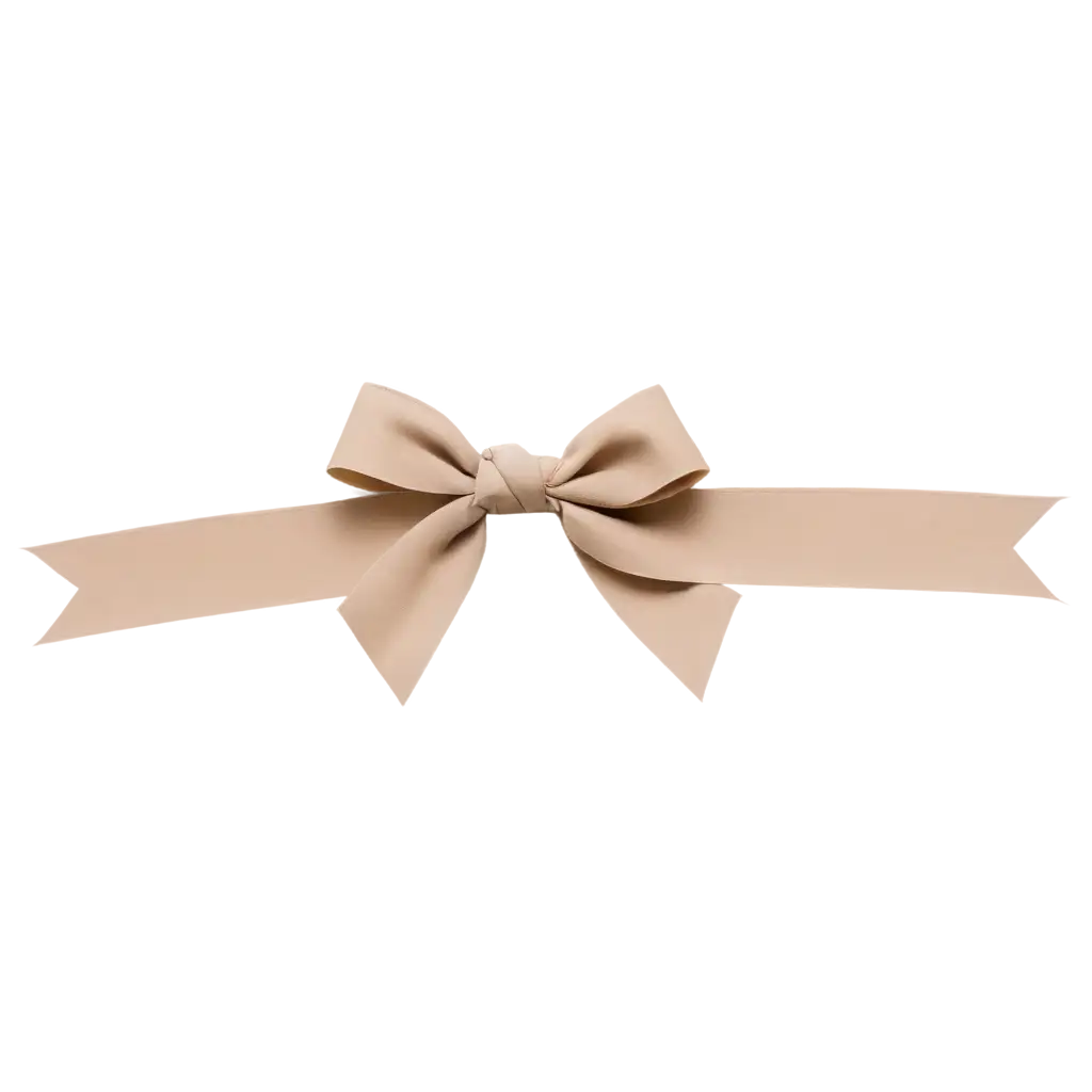 HighQuality-Beige-Ribbon-PNG-Image-for-Versatile-Digital-Use