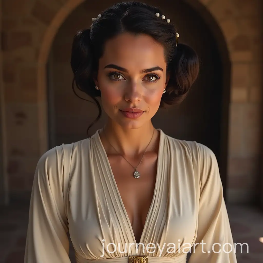 Gal-Gadot-as-Princess-Leia-from-Star-Wars-in-Cinematic-Style