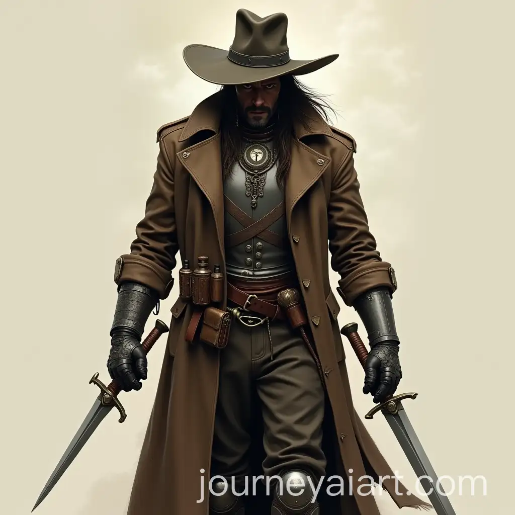 Witch-Hunter-in-Steel-Armor-with-Rapier-and-Holy-Artifacts