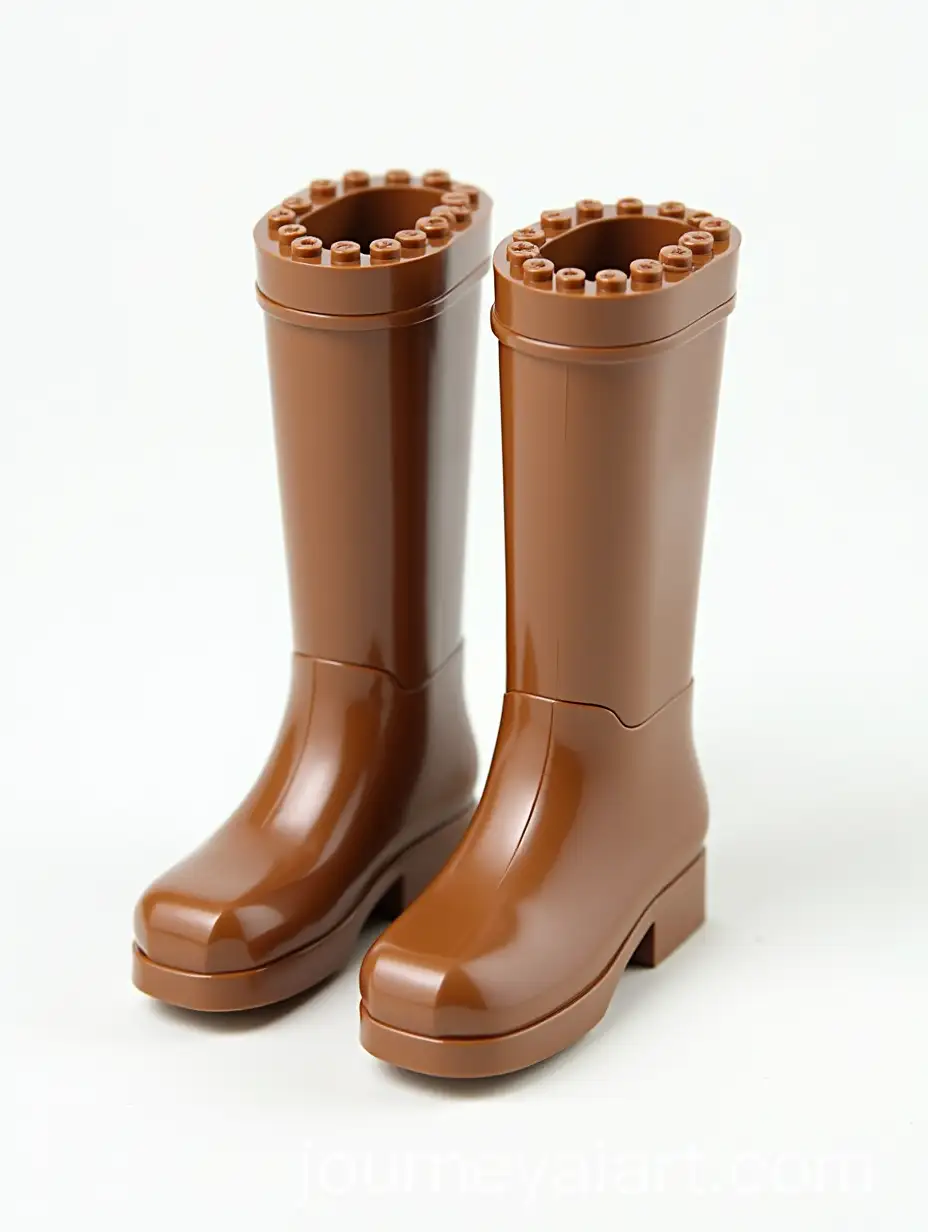 Creative-Lego-High-Boots-on-White-Background