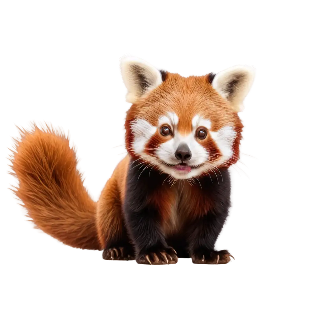 Cute-Red-Panda-Cartoon-Style-PNG-Perfect-for-Clear-and-HighQuality-Image-Uses