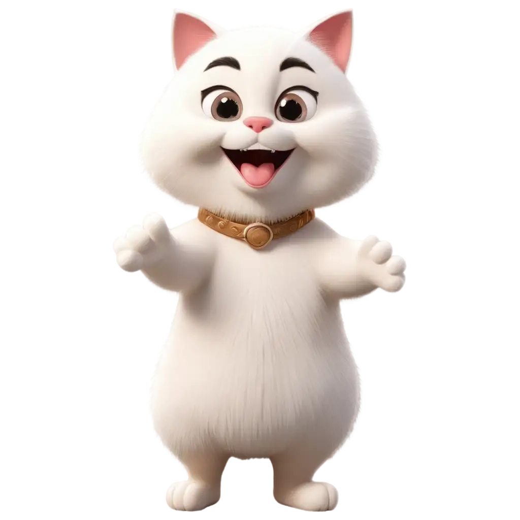 3D-Anggora-Cat-Smiling-with-Thick-White-Fur-PNG-Image