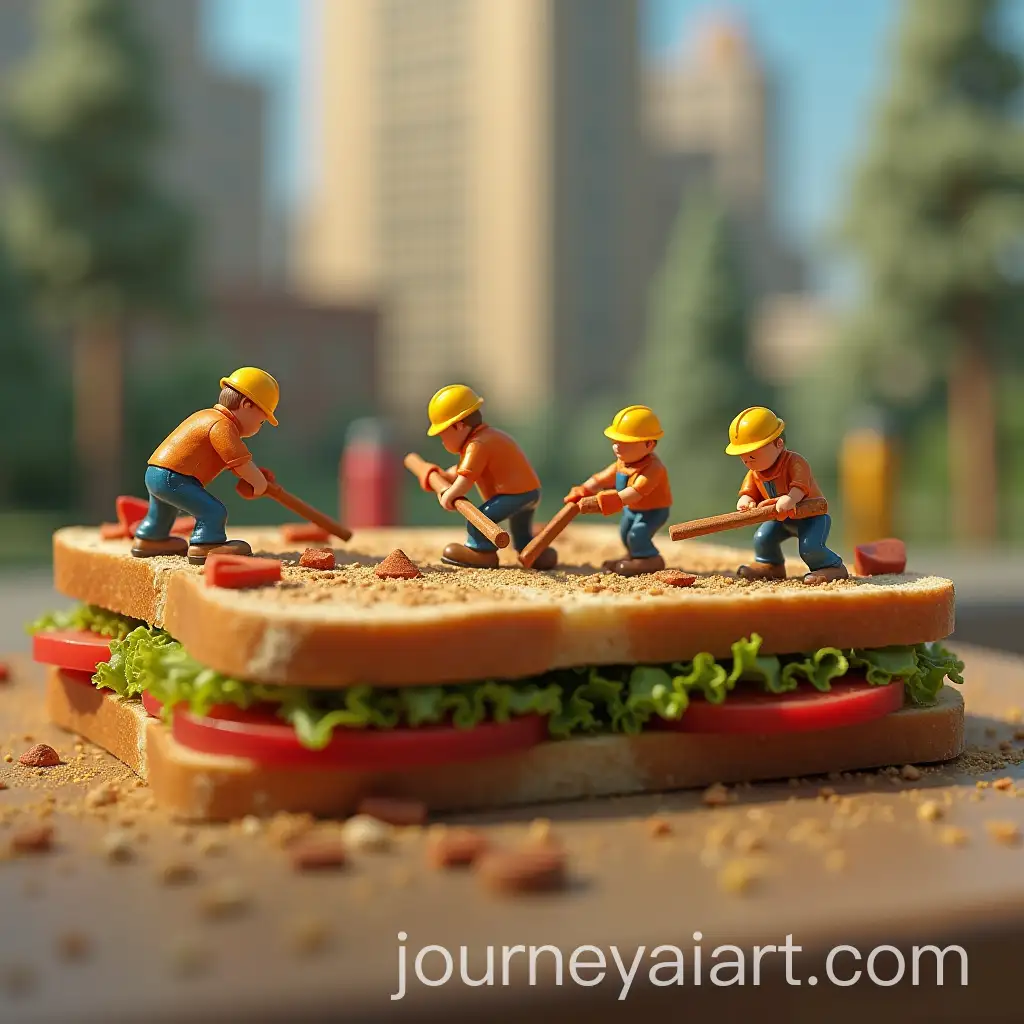 Tiny-Construction-Workers-Building-a-Sandwich-in-a-Realistic-4K-Scene