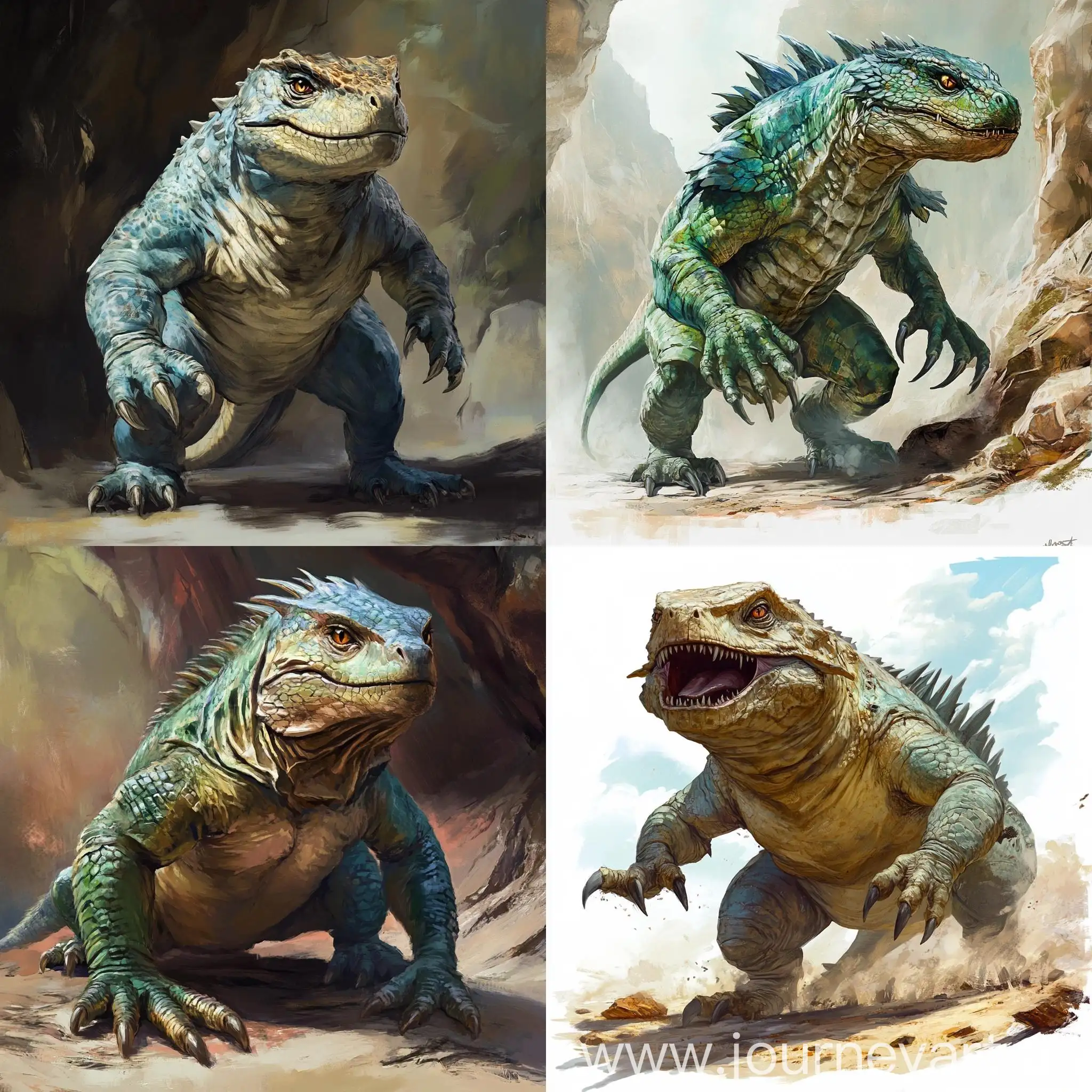 Fantasy-Dungeon-and-Dragons-Lizard-Runner-in-Action