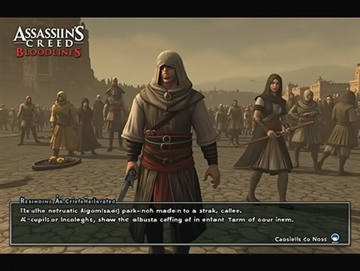 Assassin’s Creed: Bloodlines is a 2009 game that was made for PlayStation Portable (PSP) and it's the direct sequel to the first Assassin’s Creed game. This story tells the journey of Altaïr Ibn-La'Ahad, the main character from the first Assassin’s Creed game, who is chasing the remnants of Templar Order in Cyprus after the events of the first game.