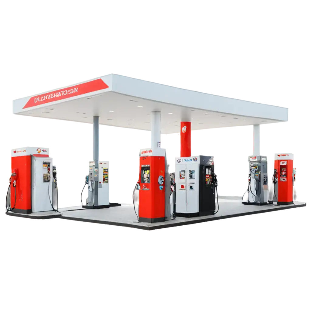 Explore-a-Modern-Fuel-Station-in-PNG-Format-for-Enhanced-Clarity-and-Detail