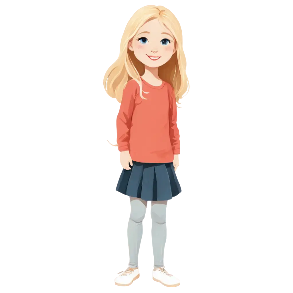 8YearOld-Blonde-Girl-Cartoon-PNG-Cheerful-Character-Illustration