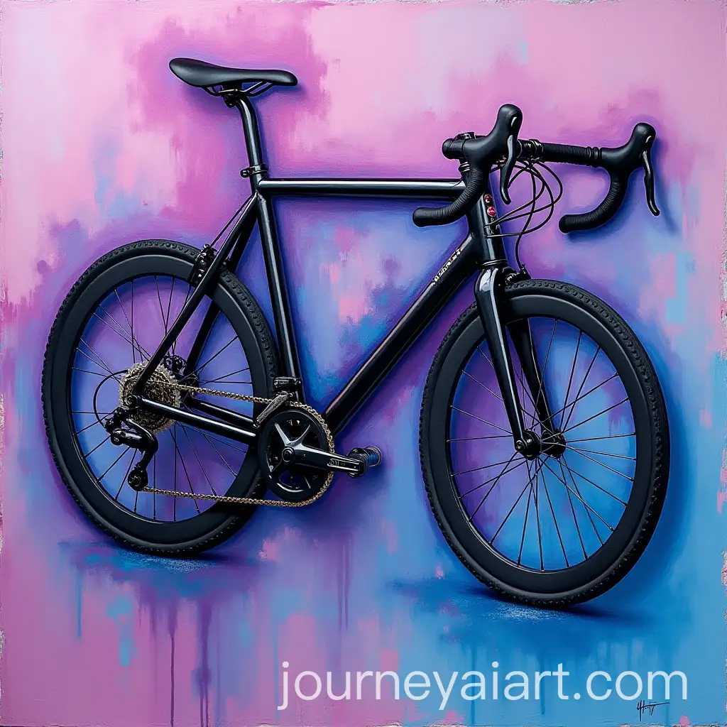 Vibrant-Bicycle-Frame-Transformation-with-Spray-Paint-Effects