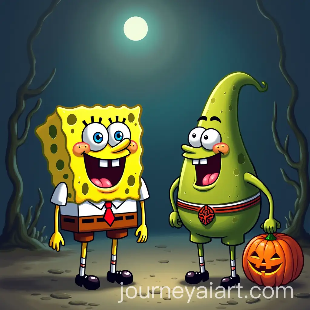 SpongeBob-and-Patrick-TrickorTreating-Adventure