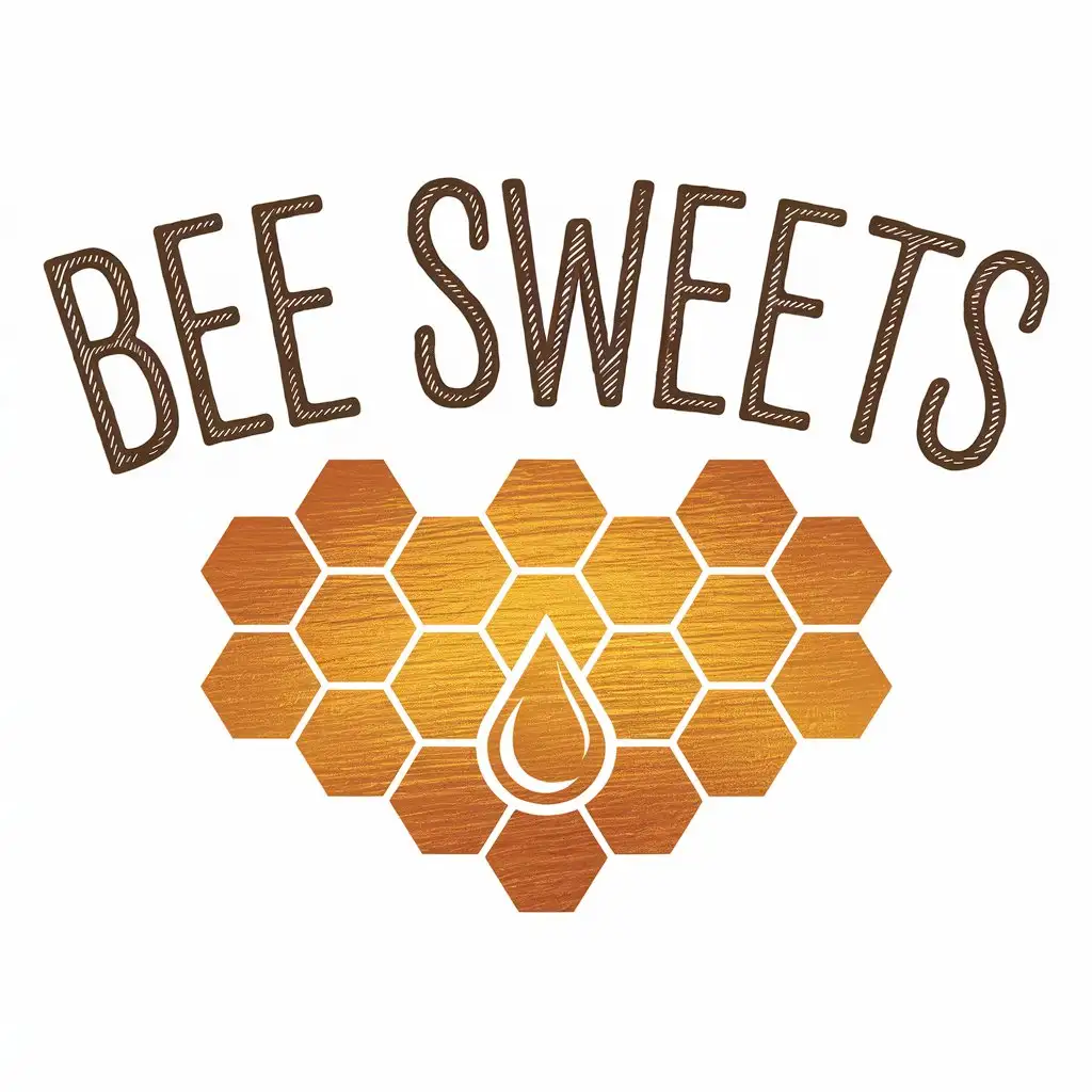 Bee-Sweets-Logo-Featuring-Golden-Natural-Honey