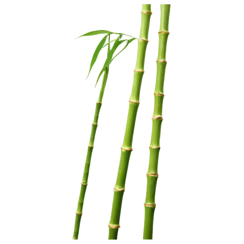 Realistic-Straight-Bamboo-Stalk-PNG-Capturing-Natures-Elegance-in-HighQuality-Digital-Art