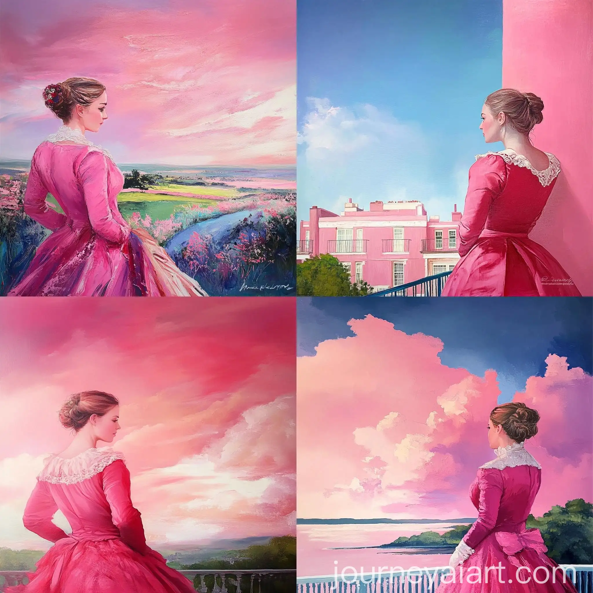 Vibrant-Sunset-Over-Pink-Sky