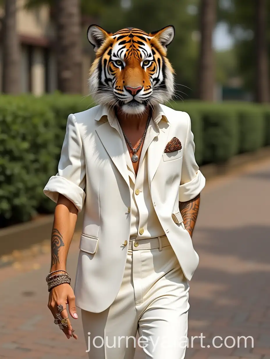 Elegant-Tiger-in-a-White-Suit