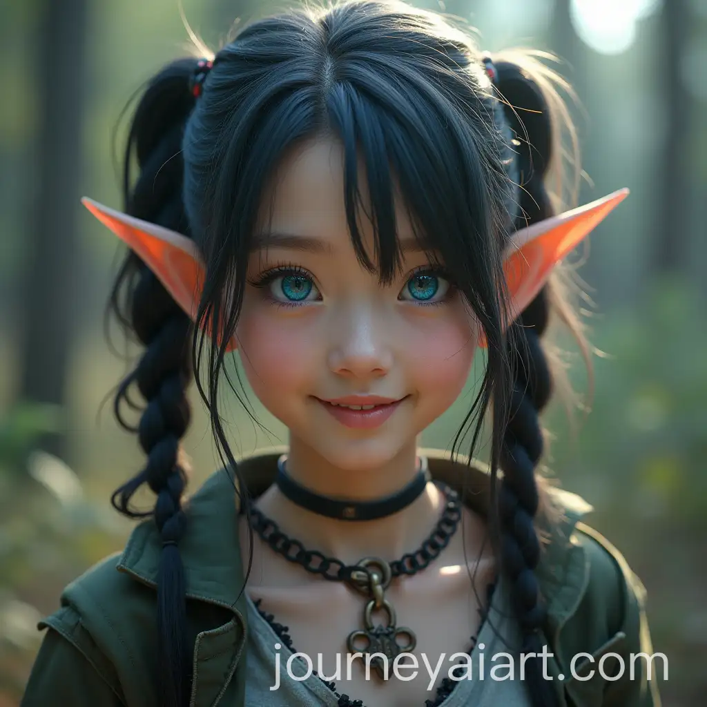 Smiling-Asian-Girl-with-Elf-Ears-in-Apocalyptic-World-18YearOld-Model-in-Pigtails