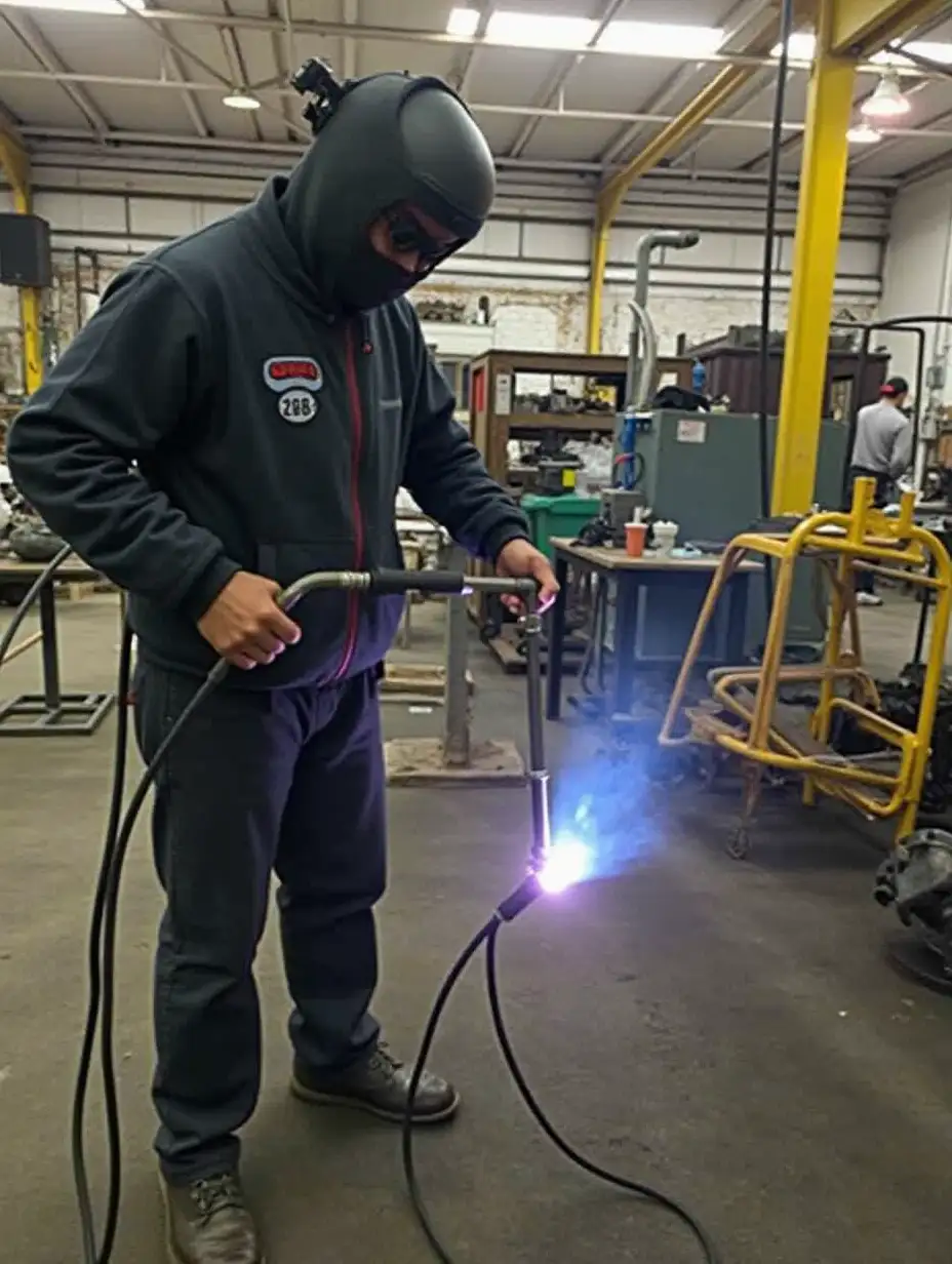 Welder method FCAW