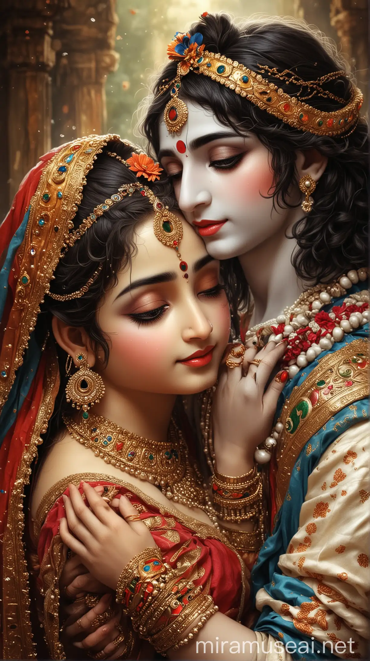 Adorable and Heart Touching Radhe Krishna Picture
