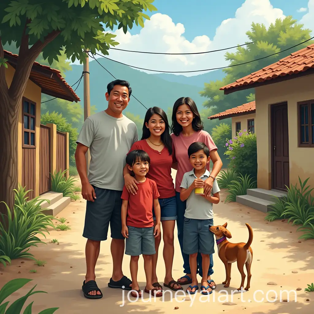 Cruz-Family-in-Peaceful-San-Isidro-Village-with-Cozy-Homes-and-Lush-Gardens