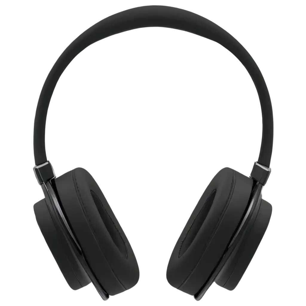 bluetooth headphone black color from left side view