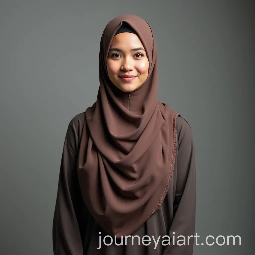 Indonesian-MiddleAged-Mother-in-Photo-Studio-Full-Body-Portrait-in-Hijab