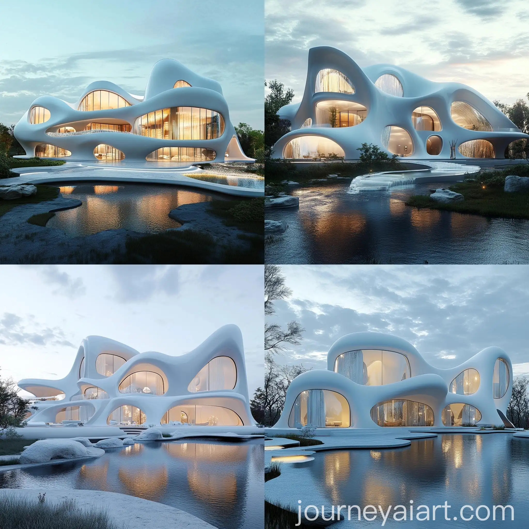 Architectural-Project-with-Curves-Crystal-Details-Rivers-Trees-and-Rocks