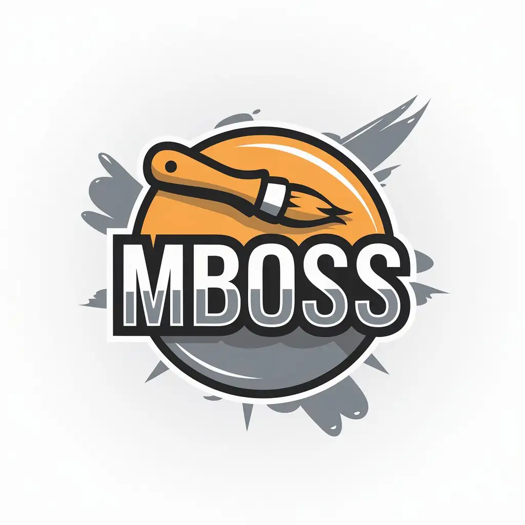 LOGO Design For MBOSS Artistic Vector Logo for Entertainment Industry