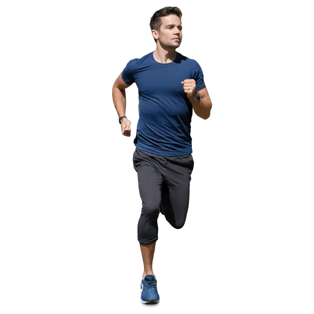 Man-Jogging-Position-from-the-Right-Side-PNG-HighQuality-Transparent-Image-for-Versatile-Use