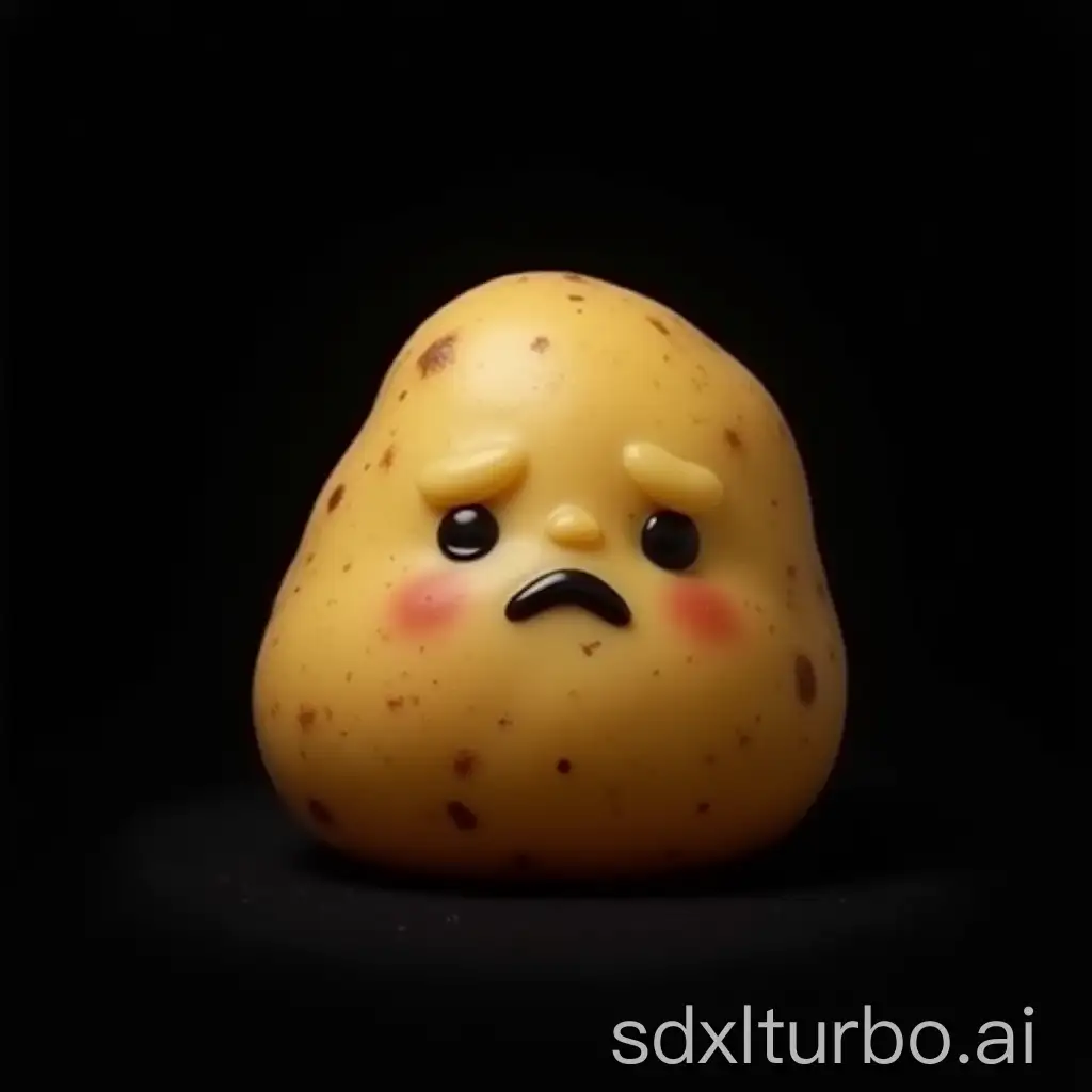 Lonely-Potato-in-Dark-Environment