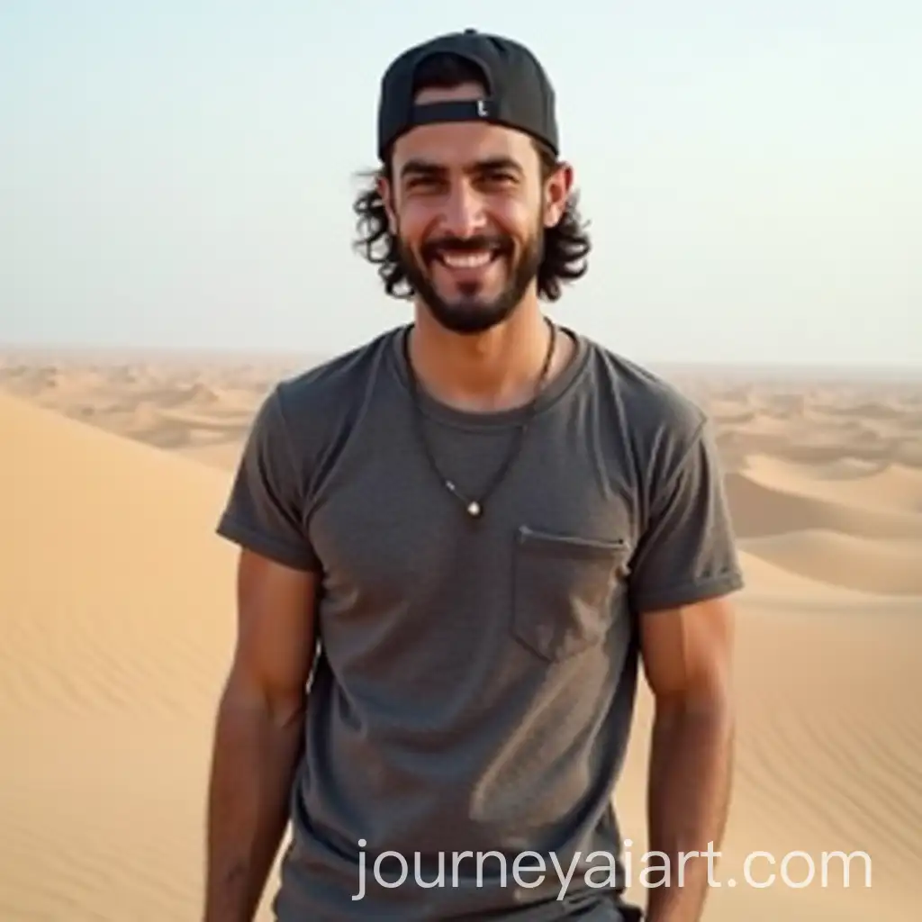 Trendy-Saudi-Man-in-Desert-Landscape