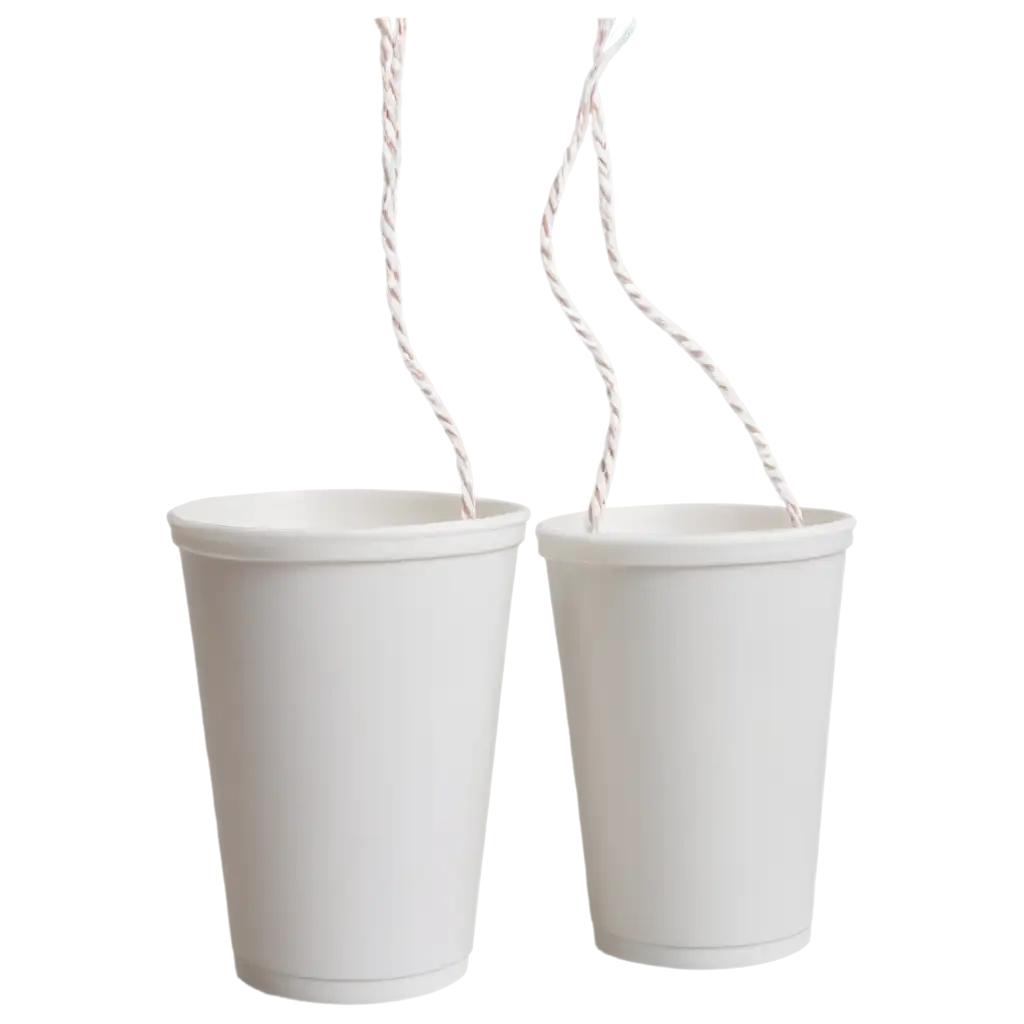 Two-Styro-Cups-with-String-PNG-A-Versatile-Digital-Asset-for-Creative-Projects