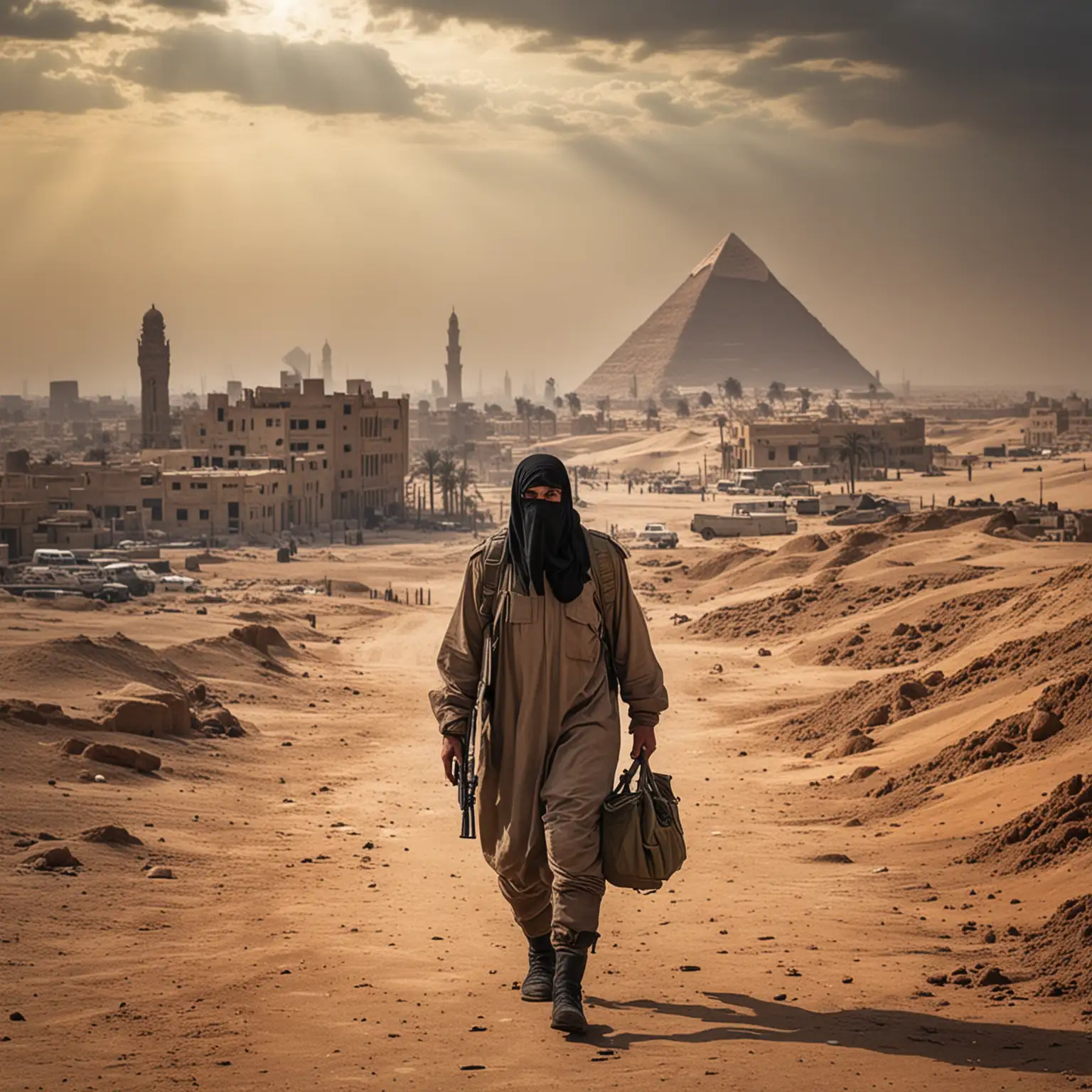 Mysterious-Figure-Exploring-Ancient-Ruins-in-Egypt