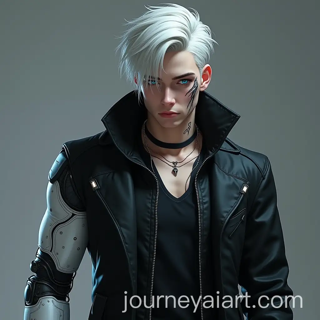 Cyberpunk-Corporate-Assassin-with-Mechanized-Arm-and-Scarred-Jawline