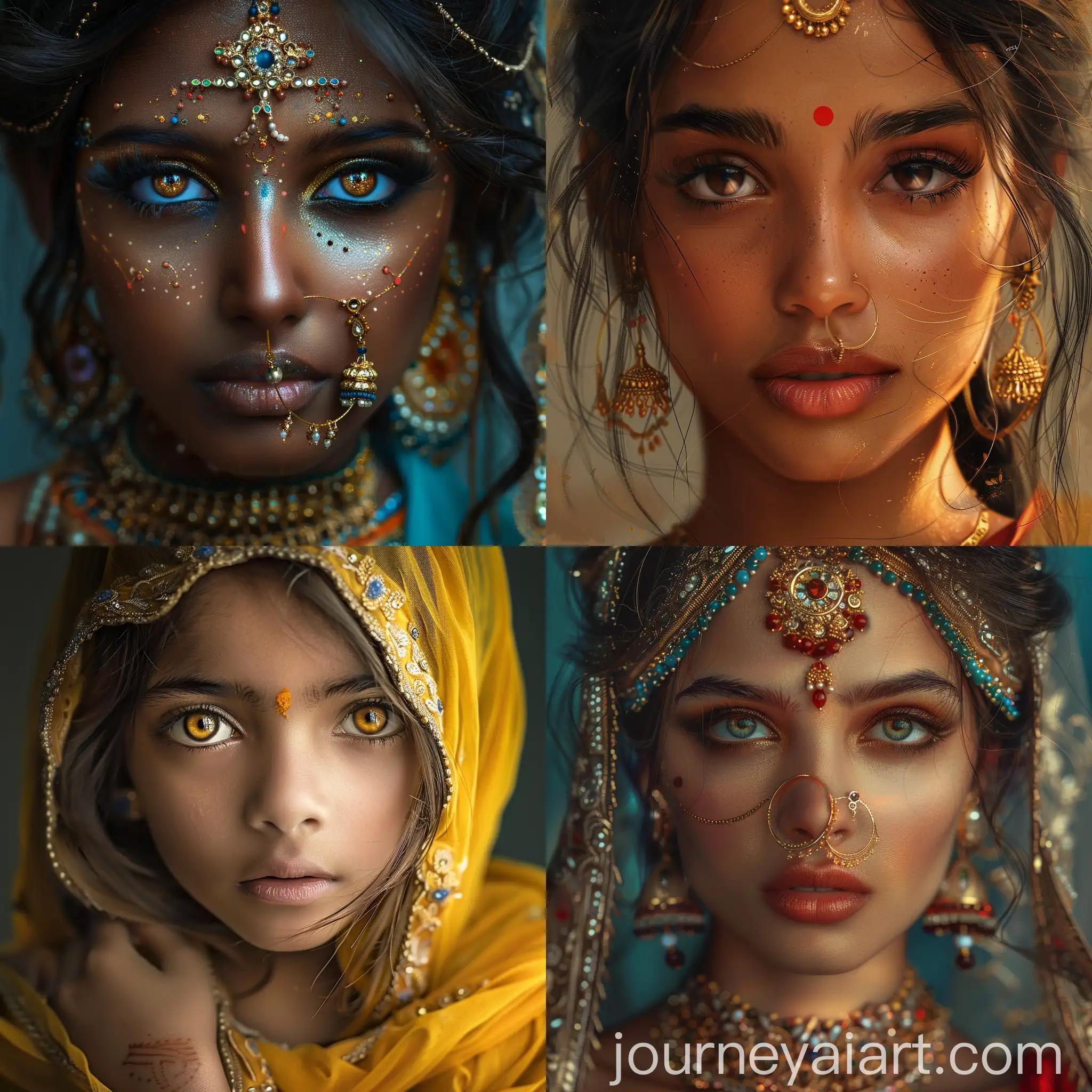 Indian-Girl-Model-in-Traditional-Attire-Portrait