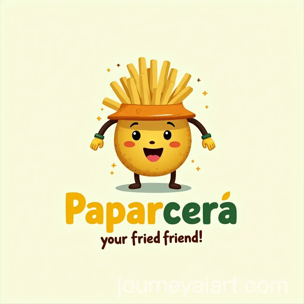 Friendly-Anthropomorphic-Potato-Logo-for-Paparcera-Frozen-French-Fries