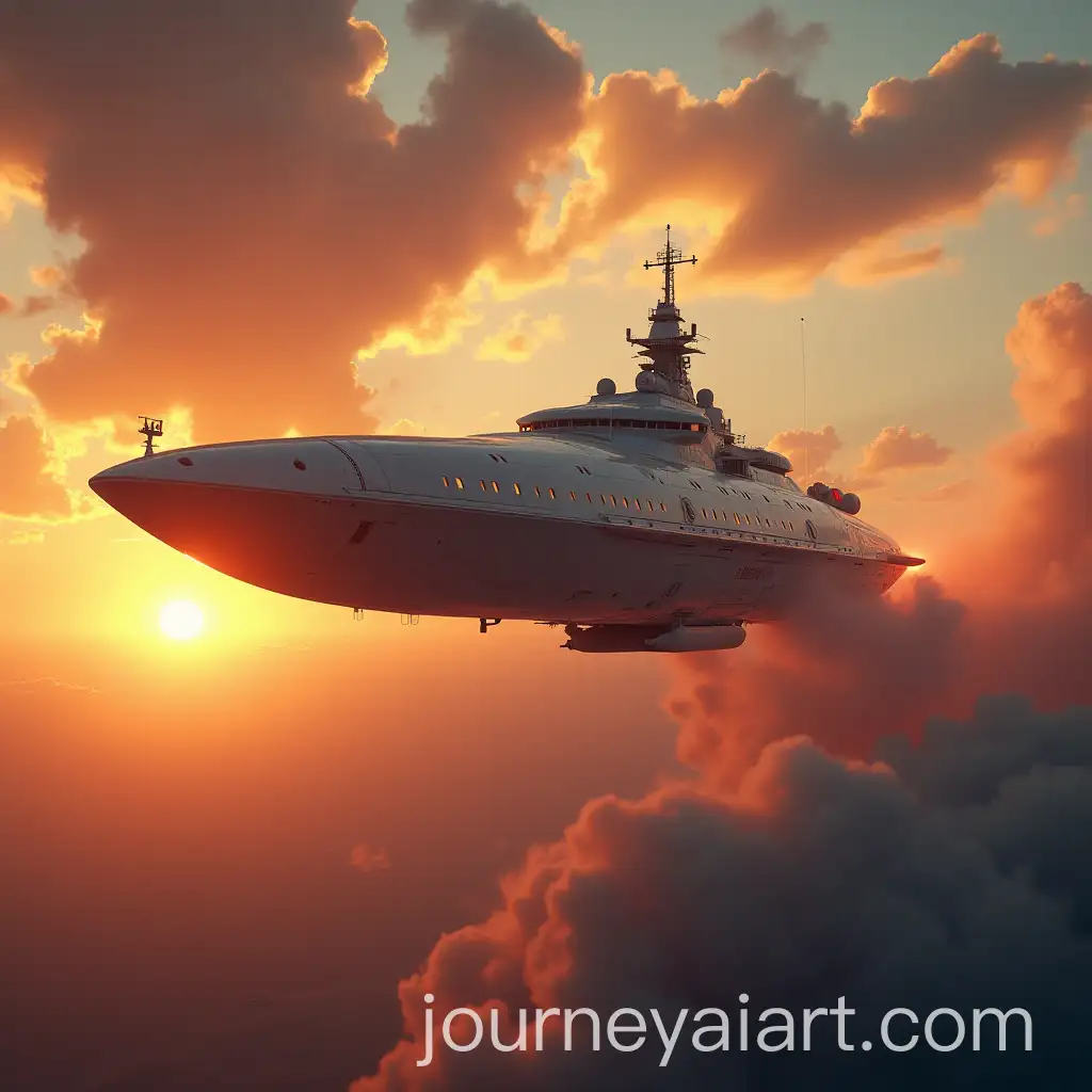 Futuristic-Stellar-Ship-Launch-at-Sunset-with-Analog-Cinema-Style