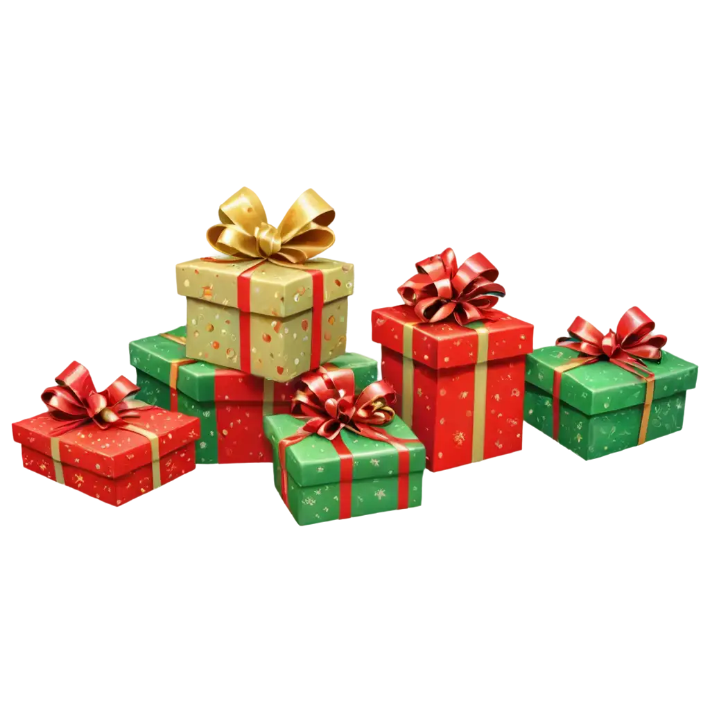 Group-of-Christmas-Presents-Clipart-PNG-for-Holiday-Designs