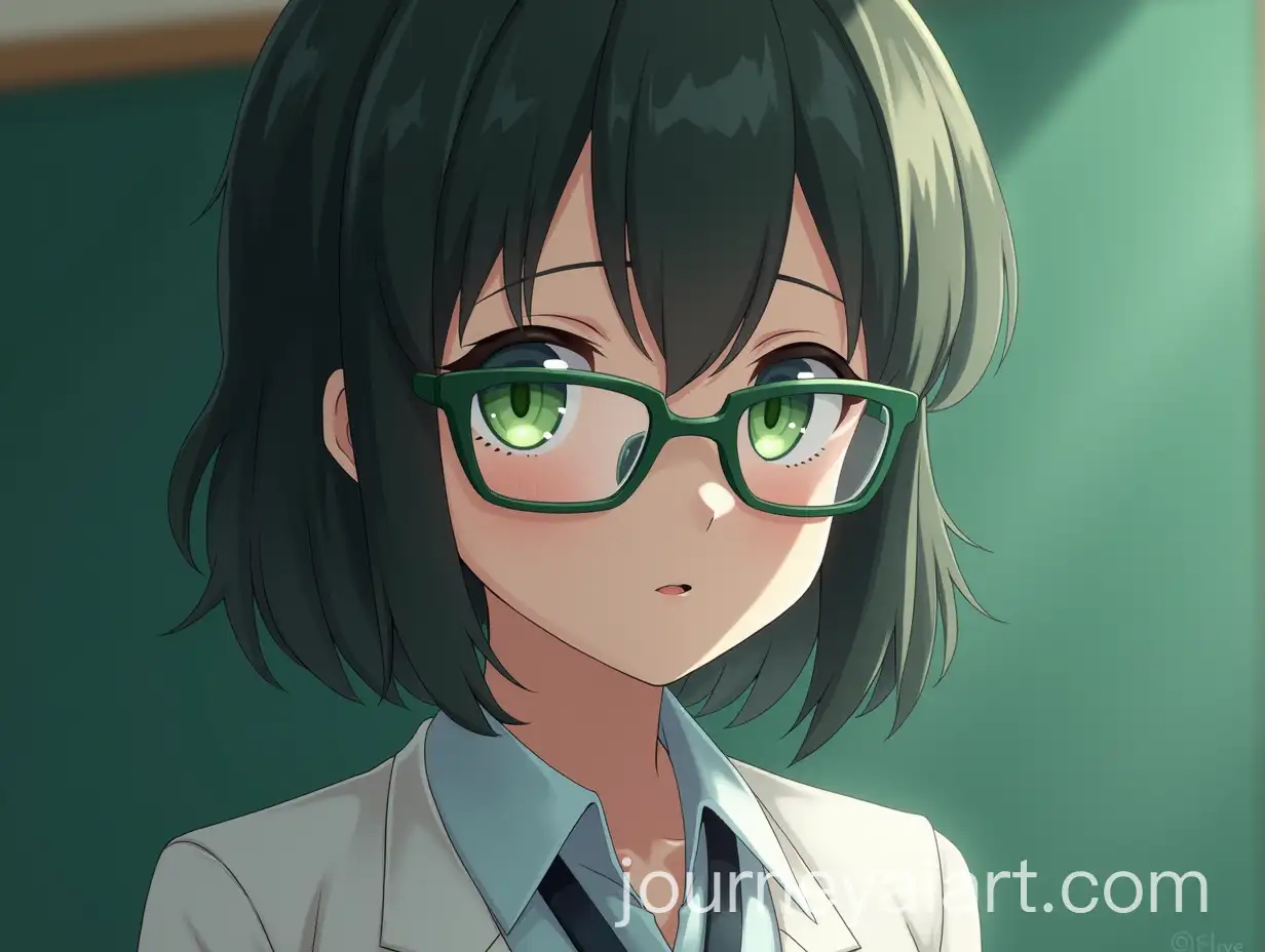 Teacher-in-Classroom-with-White-Scale-Eyes-and-Green-Glasses-Exquisite-Quality