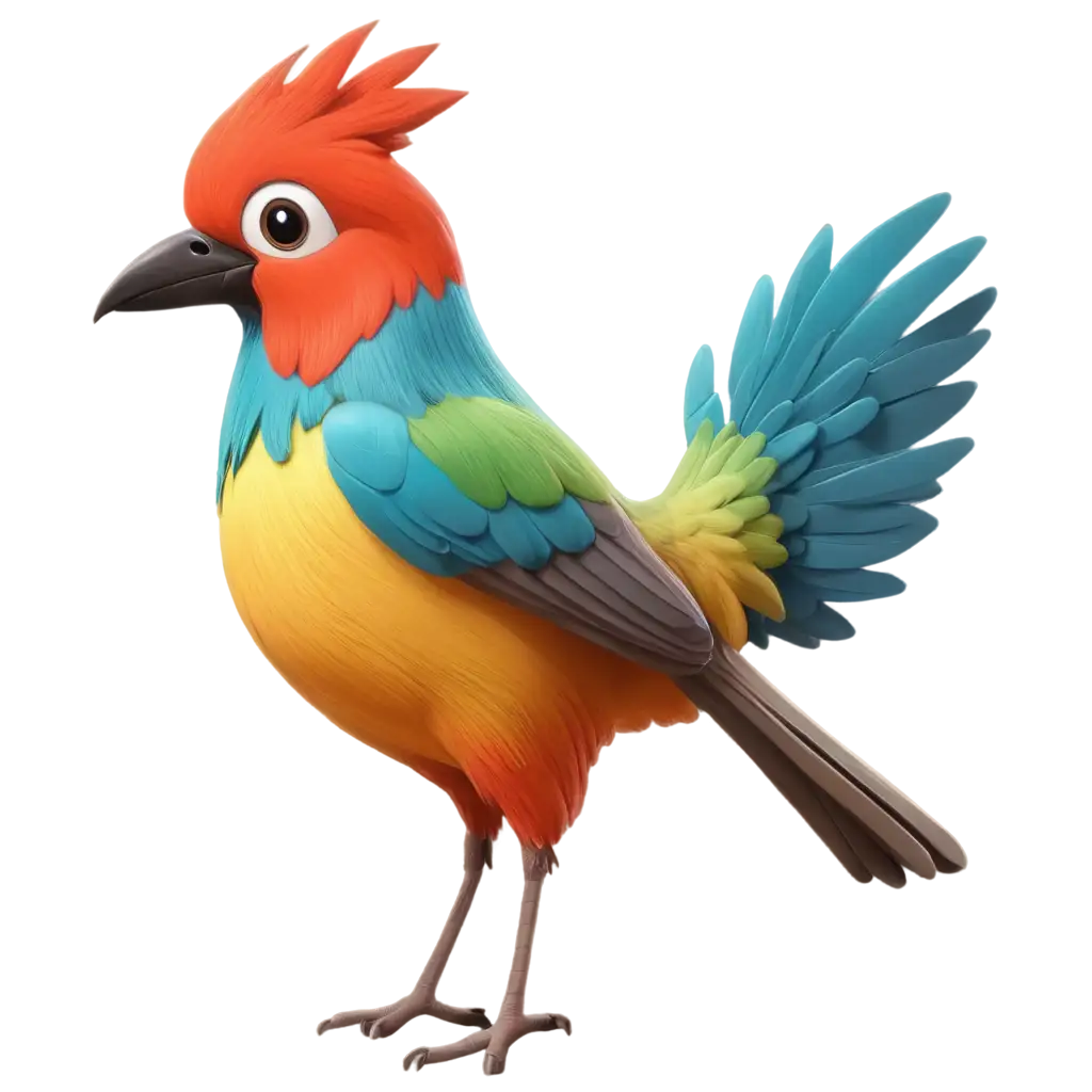 Vibrant-Cartoon-3D-Colored-Bird-PNG-for-Stunning-Visuals