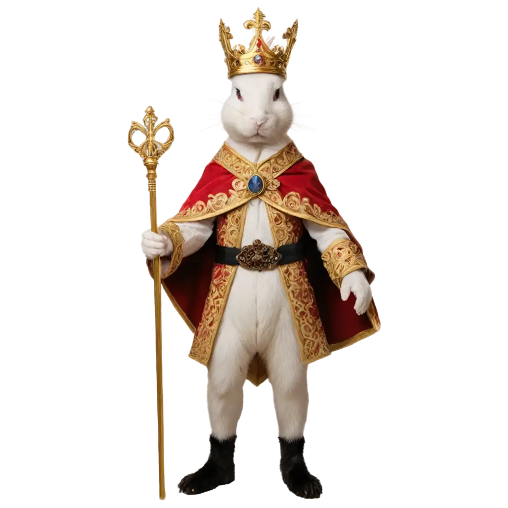 King-of-the-Rabbits-PNG-Image-with-Crown-Scepter-and-Kingdom-Power-Ideal-for-Various-Creative-Projects