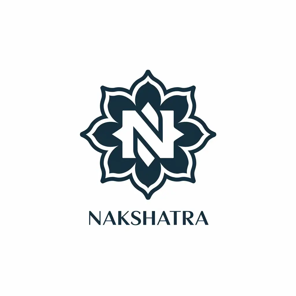 LOGO Design for Nakshatra Elegant N Symbol for the Home Family Industry