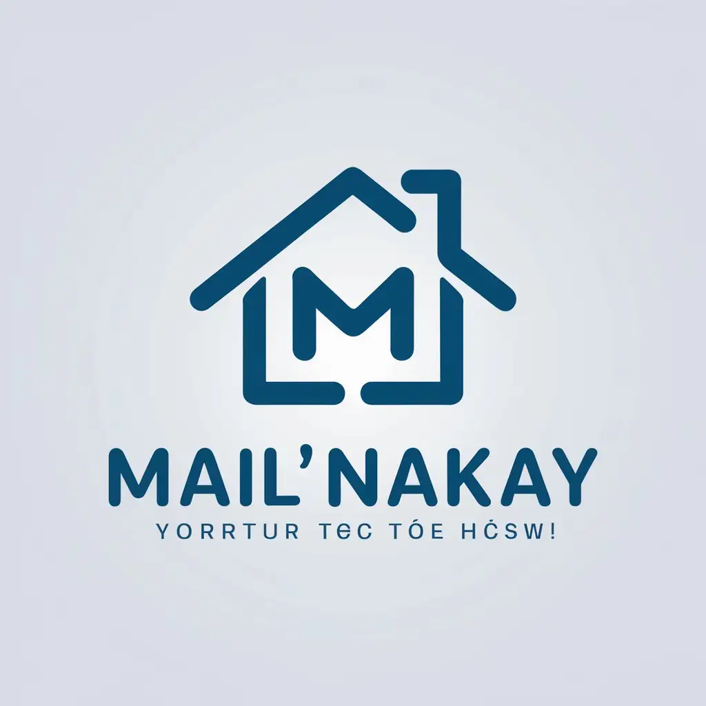 LOGO Design for Mailnakay Home and Computer Symbol with Clear Background