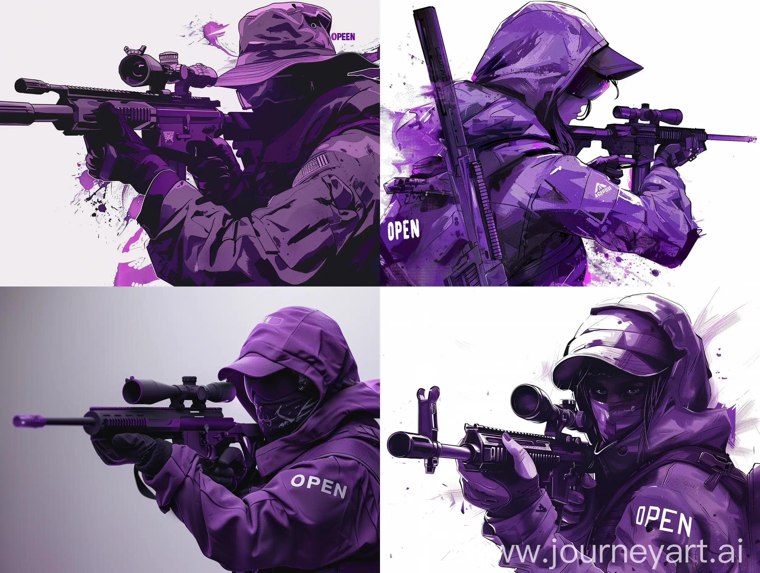 Special-Forces-Member-with-Weapon-White-Background-and-Dark-Purple-Accents