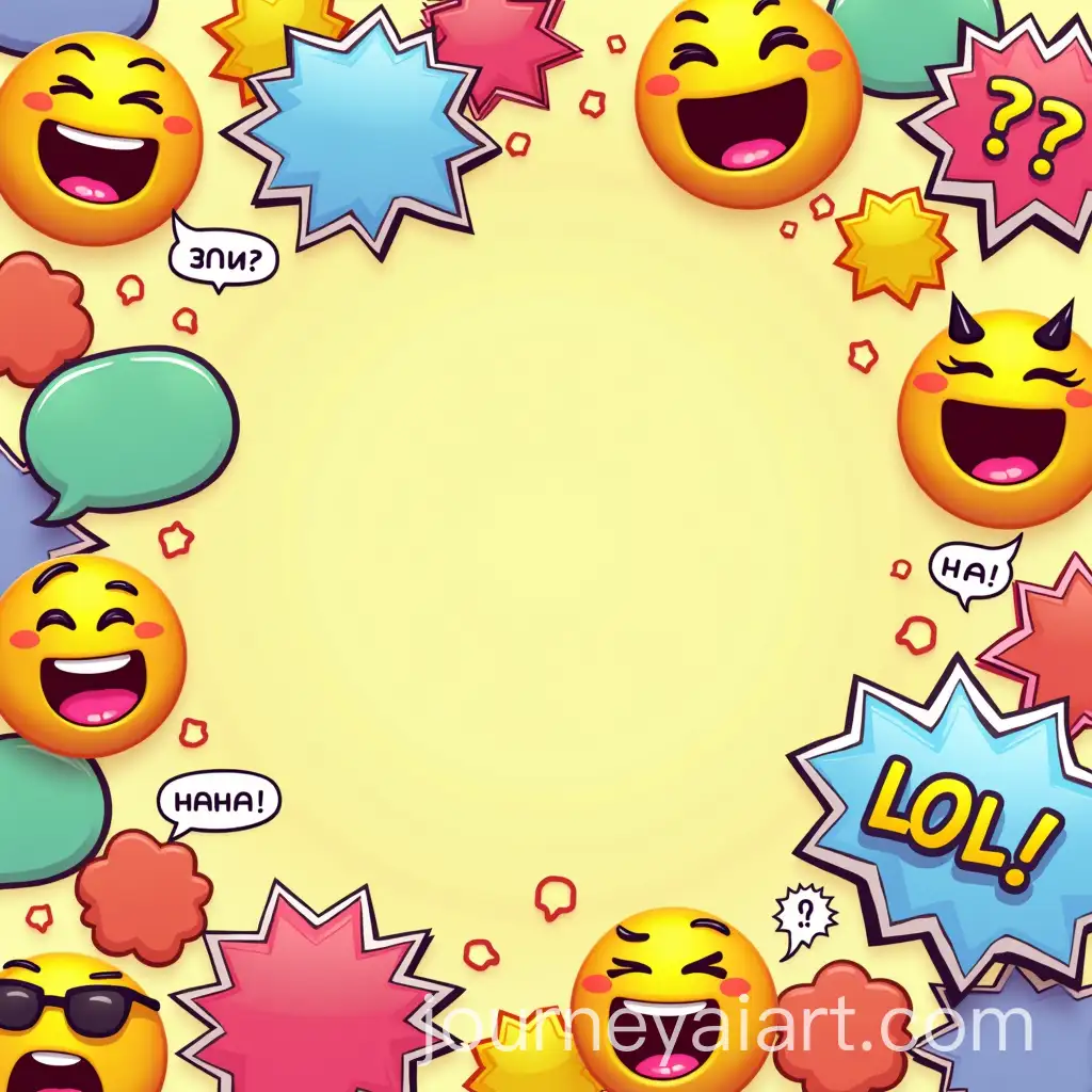 Vibrant-Comic-Background-with-Laughter-Emojis-and-Speech-Bubbles-for-Joke-App