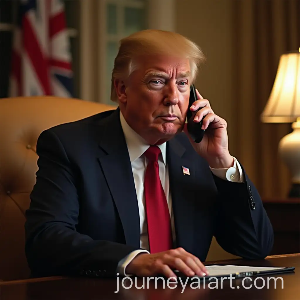 Donald-Trump-Making-a-Phone-Call-with-President-Abdel-Fattah-elSisi