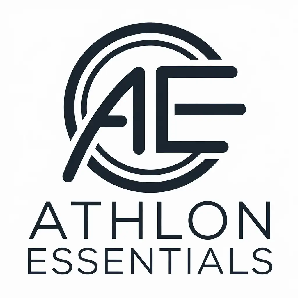 LOGO Design for Athlon Essentials Modern Vector Style with Clear Background