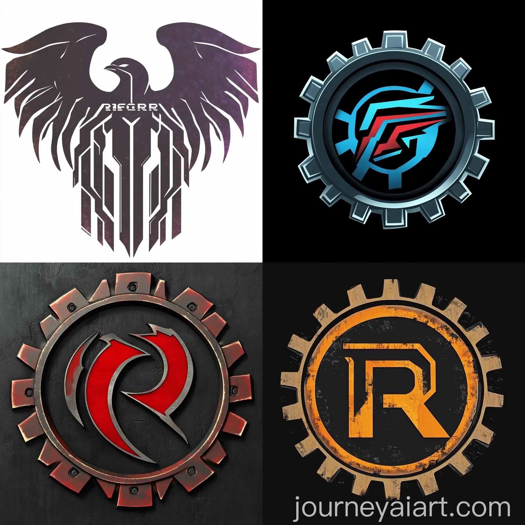Custom-PC-Builds-Logo-Design-RigForge-Emblem-for-Tech-Enthusiasts